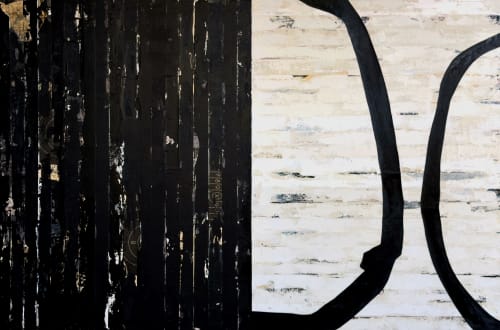 Black/White Alignment | Collage in Paintings by Adam Collier Noel
