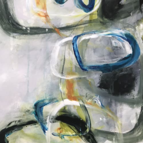 Go All Dramatic On Me | Oil And Acrylic Painting in Paintings by Darlene Watson Abstract Artist