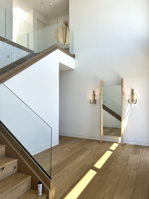 21st Century Minimalist Foyer Mirror | Decorative Objects by Walker Design Studios