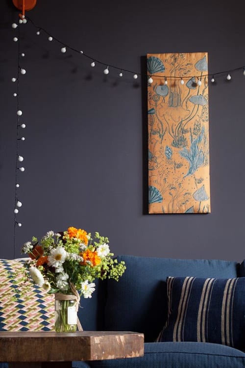 Golden Sea Florals | Wall Hangings by Addicted to Patterns | Cheddar Gorge in Cheddar