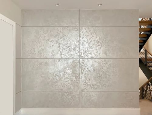 Metallic Suede | Wall Treatments by Nicolette Atelier