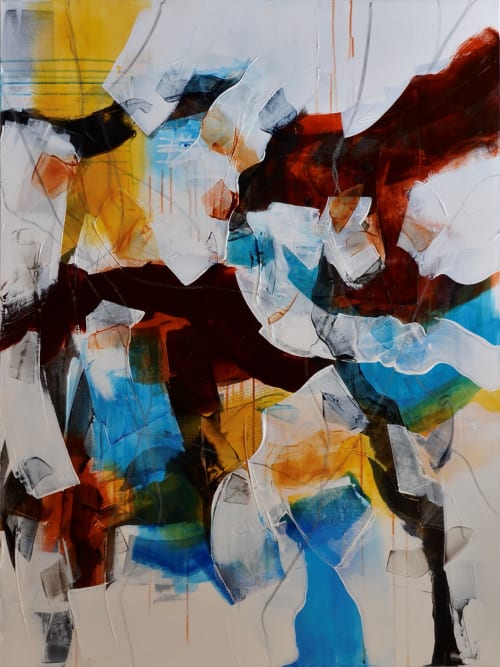 JOIE DE VIVRE XV | Oil And Acrylic Painting in Paintings by Johanne Brouillette