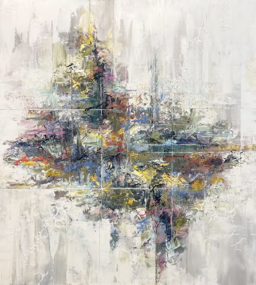 Castles in the Air | Oil And Acrylic Painting in Paintings by Stephanie Thwaites