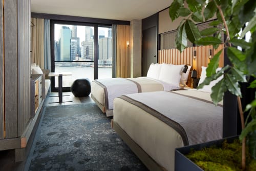 Ball Ottoman | Benches & Ottomans by Moses Nadel | 1 Hotel Brooklyn Bridge in Brooklyn