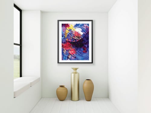 "Pliegues de Color" Limited Edition Print | Paintings by Shan Richards