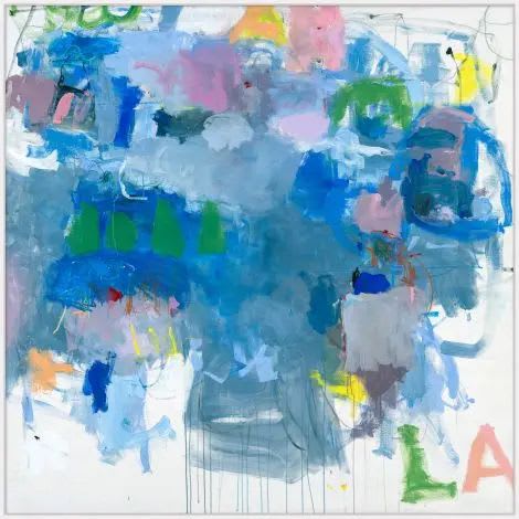 LA Pool Party | Oil And Acrylic Painting in Paintings by Laurie Kwo Art