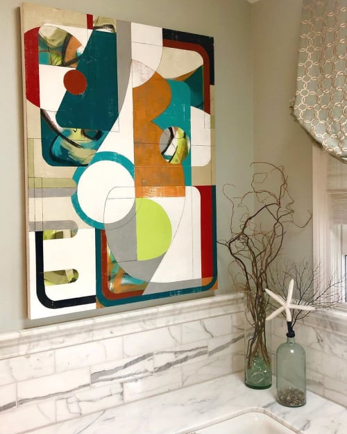 In the Groove | Oil And Acrylic Painting in Paintings by TS ModernArt Studio