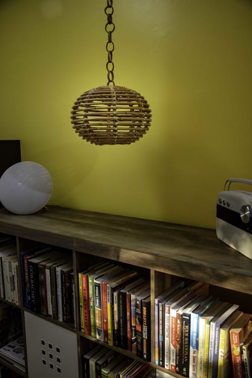 Handmade Rattan Circle Hanging Lampshade