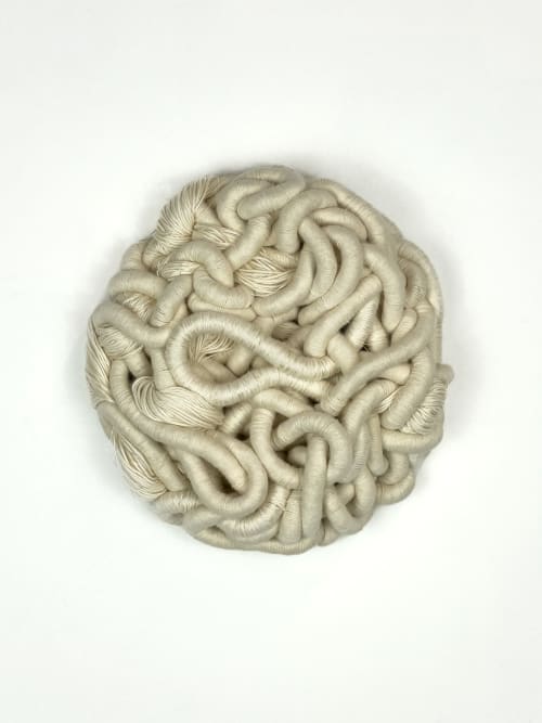 Celestial Pearl III | Wall Sculpture in Wall Hangings by Renata Daina
