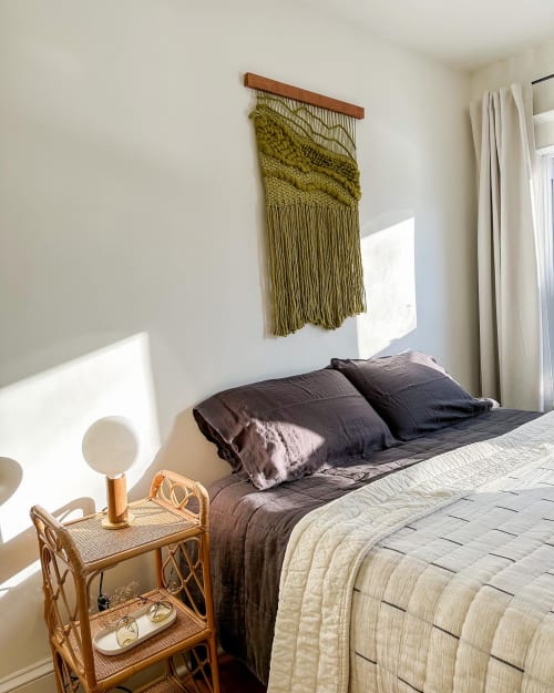 Grasslands no. 3 Weaving | Wall Hangings by Sarah Lawrence