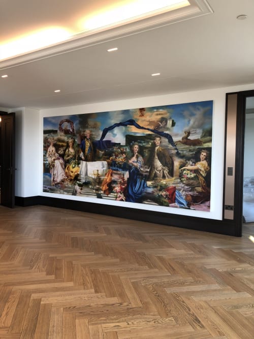 Private Commission | Oil And Acrylic Painting in Paintings by simon casson