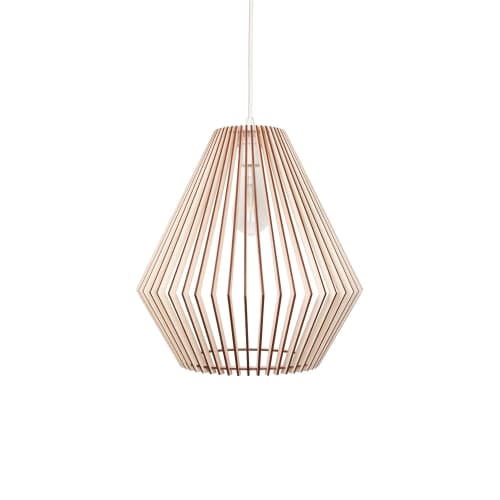 Wooden Ceiling Lamps 'Roberto 005' | Pendants by ANEKOdesign | Seazen Buffet in Lyon