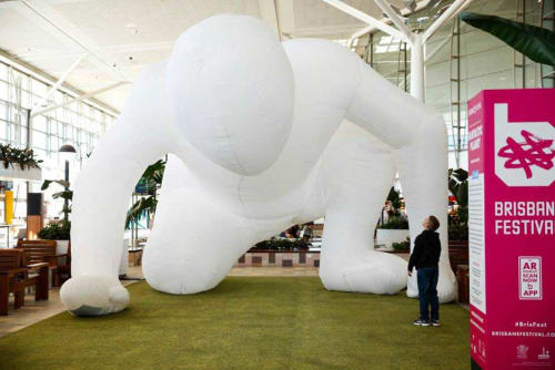 Fantastic Planet | Public Sculptures by Parer Studio | Brisbane International Airport in Brisbane Airport