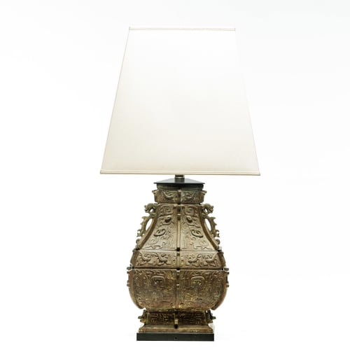 Maxwell Table Lamp in Archaic Bronze | Lamps by Lawrence & Scott | Lawrence & Scott in Seattle