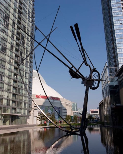 Barca Volante | Public Sculptures by Francisco Gazitua | Concord Park Place in Toronto