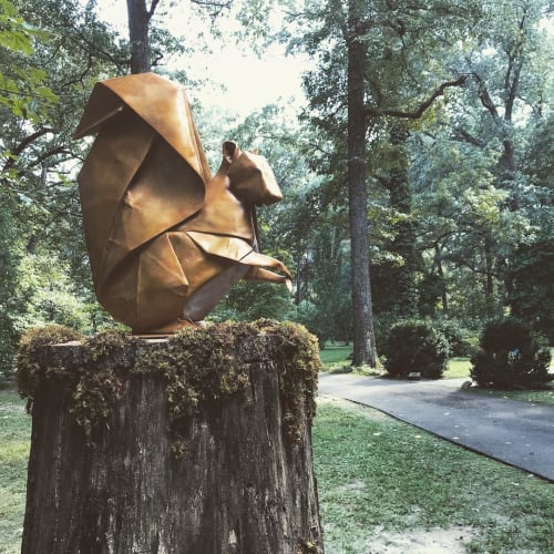 Seed Sower | Public Sculptures by KevinBoxStudio | Memphis Botanic Garden in Memphis