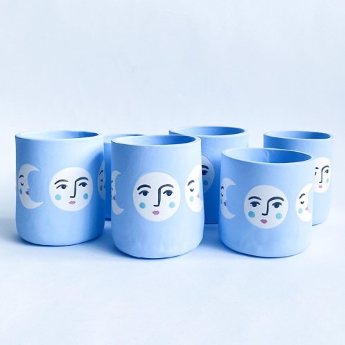 Moon tumbler cups | Cups by Lisa Junius