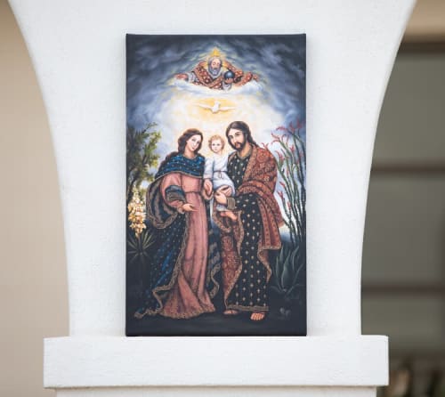 The Holy Family - Giclee on Canvas | Art & Wall Decor by Ruth and Geoff Stricklin (New Jerusalem Studios)