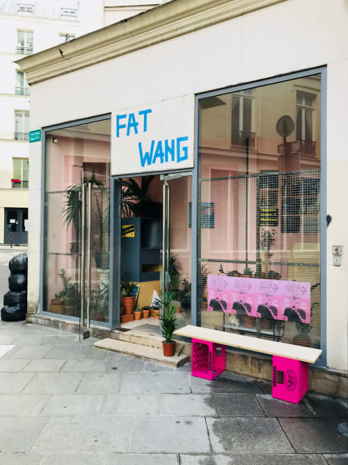 Fat Wang Records  Oct.-Dec.2017 | Paintings by David West | Paris in Paris