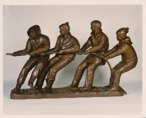Pulling Together | Public Sculptures by Don Begg / Studio West Bronze Foundry & Art Gallery
