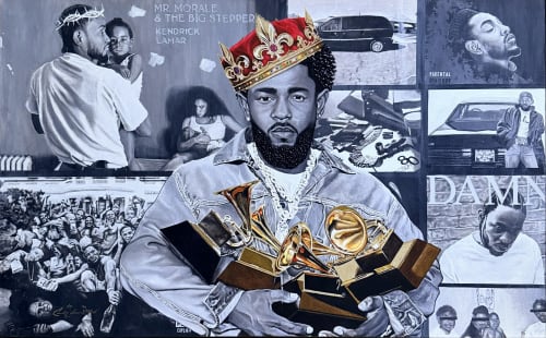 Got Grammys? - Legendary Royalty | Drawing in Paintings by Bringing Life To Art LLC (B.A.T.L. LLC)