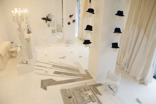 Concept and Design Fiona Bennett Hat Store | Interior Design by Bennett + Boehme Vision
