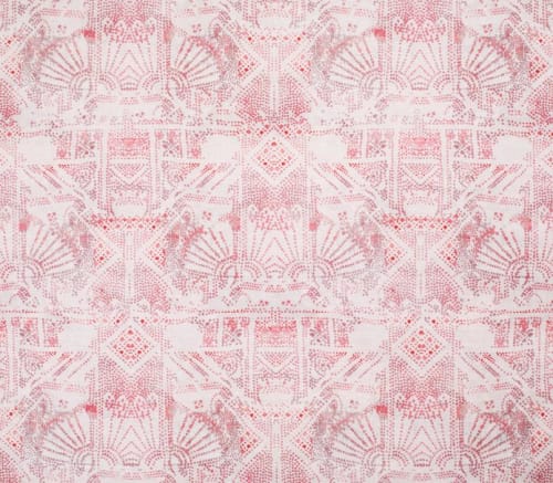 Nui Pink Fabric | Linens & Bedding by Stevie Howell