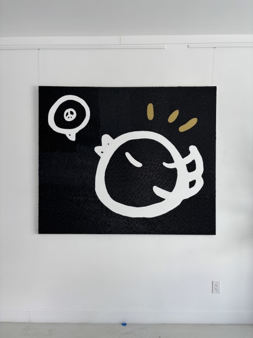 La paix la nuit | Oil And Acrylic Painting in Paintings by Jayarr Steiner