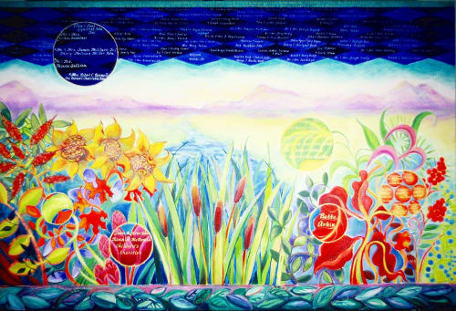 Flourishing Community | Paintings by Judith Joseph | 120 S Marion St in Oak Park