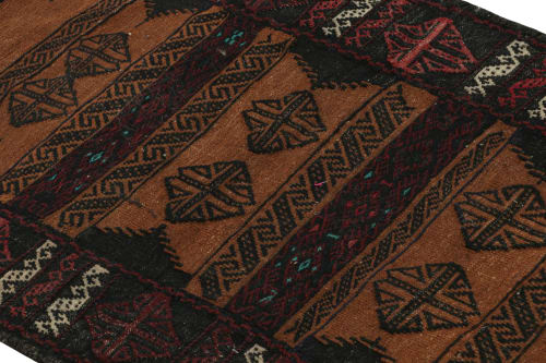 Vintage Afghan Kilim Rug with Polychromatic Stripes | Rugs by Rug and Kilim