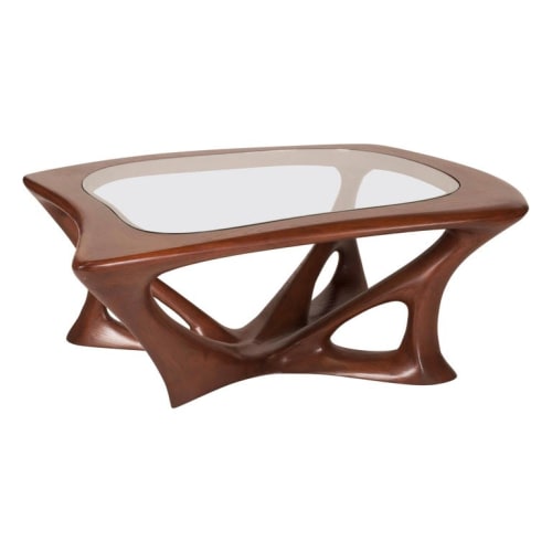 Ariella Coffee Table, Solid Wood, Walnut Stained | Tables by Amorph