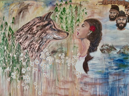 Yo soy tierra de mis ancestros | Paintings by Elena Parau