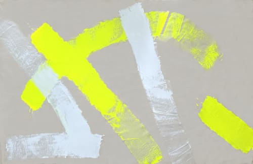 Yellow Magic #2 | Oil And Acrylic Painting in Paintings by Arthur  Adams