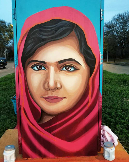 Malala Yousafzai mural | Street Murals by Studio Jexxi