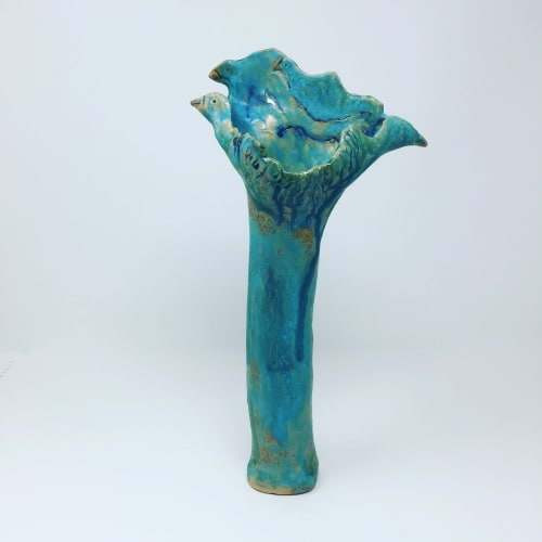 Sky Tree- | Vases & Vessels by Dina Bursztyn | Open Studio in Catskill