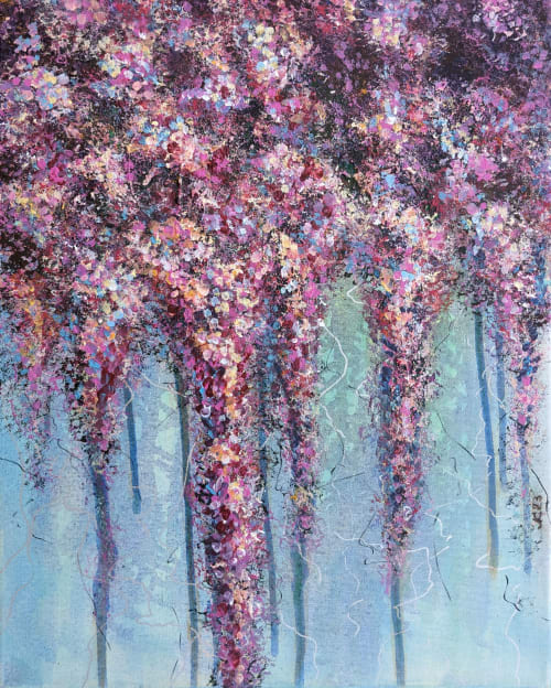 Lilac Color of Dreams Enhanced | Paintings by Lena Kolambet