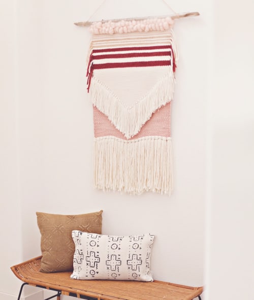Valentines Day Weaving | Wall Hangings by The Northern Craft