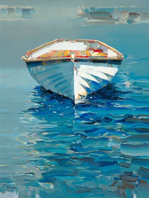 Josef Kote "Somehow It Felt Right" | Oil And Acrylic Painting in Paintings by YJ Contemporary Fine Art