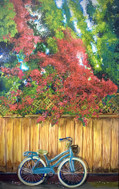 By My Backyard | Paintings by Jomaireart