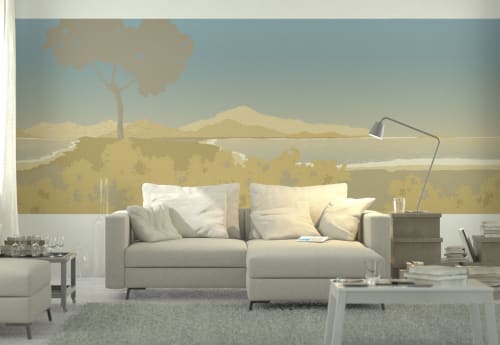 The Vista Collection (Afternoon) | Wallpaper in Wall Treatments by Paulin Paris Studio
