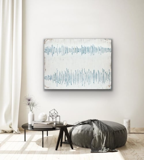 Imagine- Sound waves | Paintings by L Rowland Contemporary Art