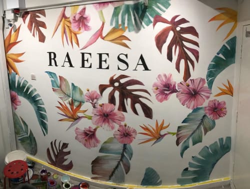 RAEESA Mural | Murals by Art Battalion