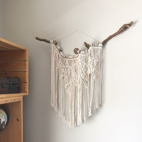 Curly Branch Macrame | Macrame Wall Hanging by Pearly’s Rose