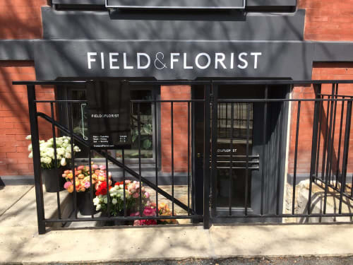 Field & Florist Signage | Signage by Finer Signs | Field & Florist in Chicago