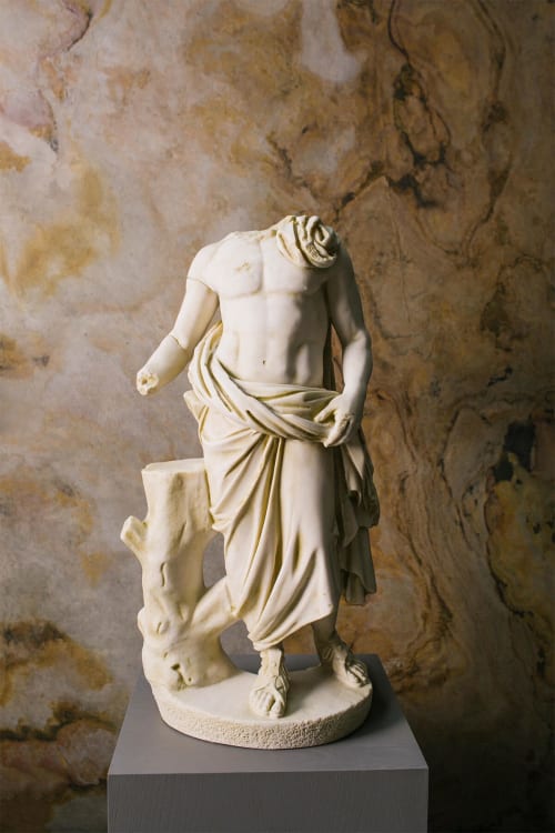 Asclepius Made with Compressed Marble Powder Ephesus Museum | Sculptures by LAGU