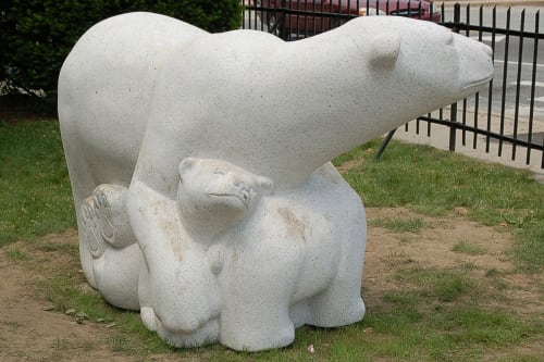 Vigilance | Public Sculptures by Jim Sardonis | Memorial Hall Library in Andover