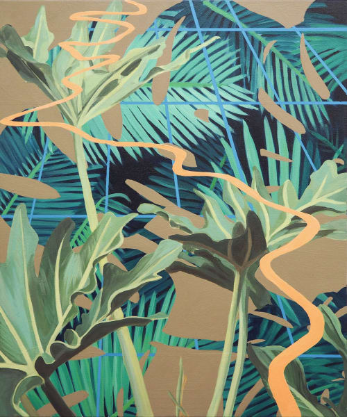 Meander | Oil And Acrylic Painting in Paintings by Anne Blenker