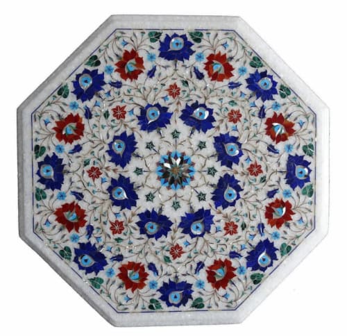 white marble table, coffee table, end table, tabletop | Tables by Innovative Home Decors