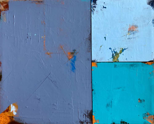 Blue Palette Study #1 8x10 unframed canvas | Paintings by JD Logan Fine Art