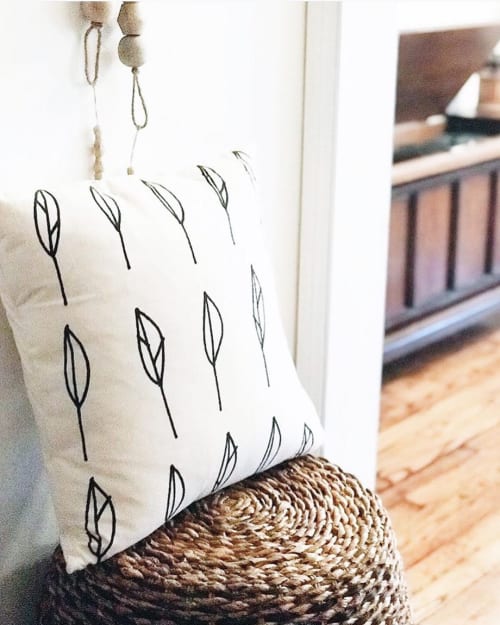 Leaves | Organic Cotton Pillow | Sham in Linens & Bedding by Little Korboose